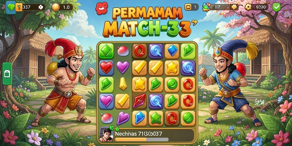 Gameplay menantang dalam 93337 yang menarik.