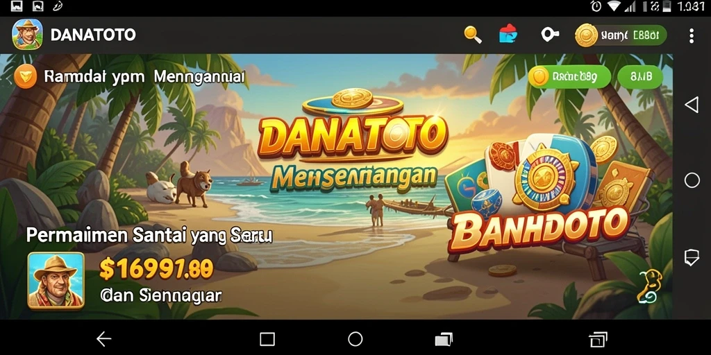 Gameplay seru di DANATOTO dengan grafik menarik.