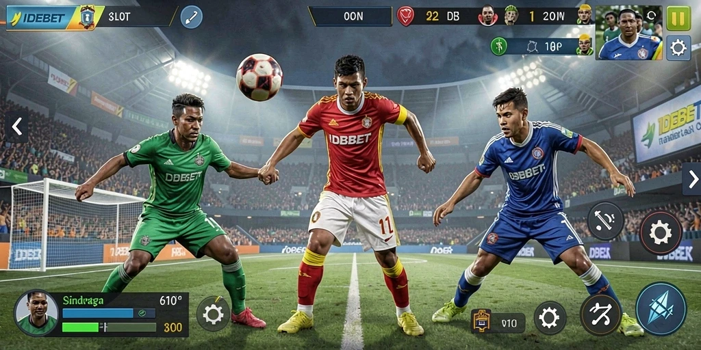 Tampilan gameplay IDEBET yang mendebarkan dan interaktif.