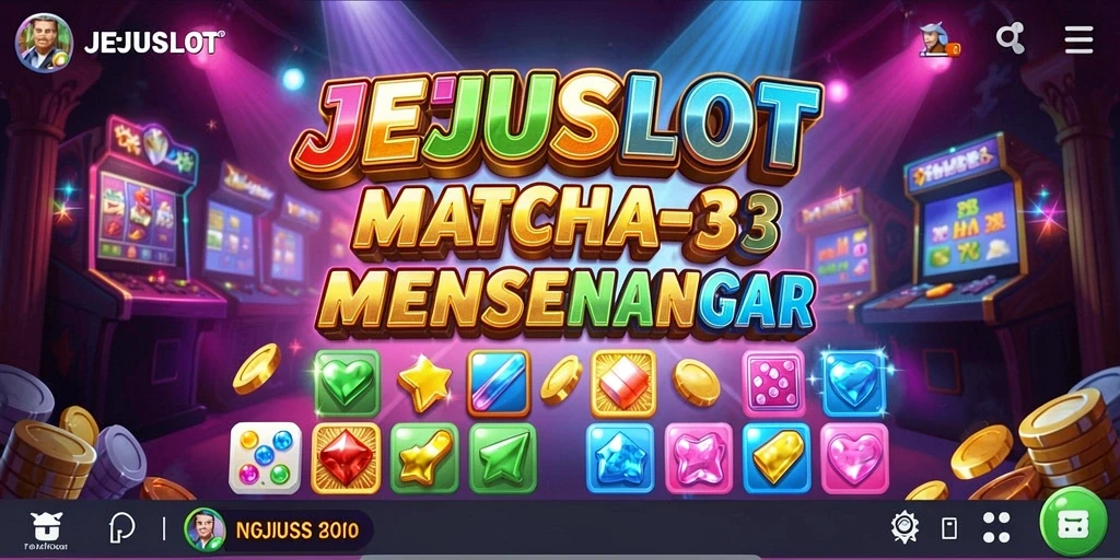 Gameplay seru JEJUSLOT dengan tantangan Match-3.