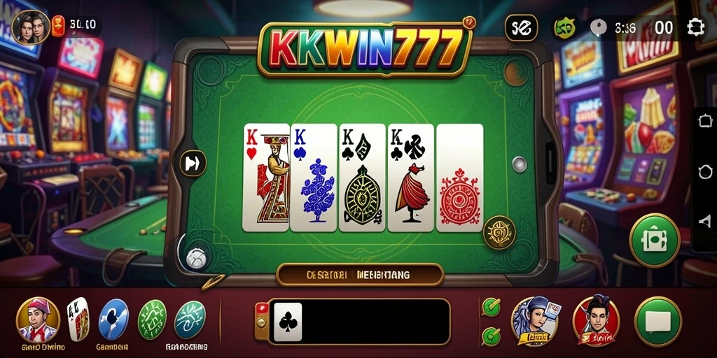 Tampak menegangkan saat pemain bertanding dalam KKWIN777.