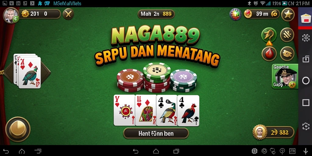 Tampilan gameplay seru NAGA889 dengan pemain yang berkompetisi.