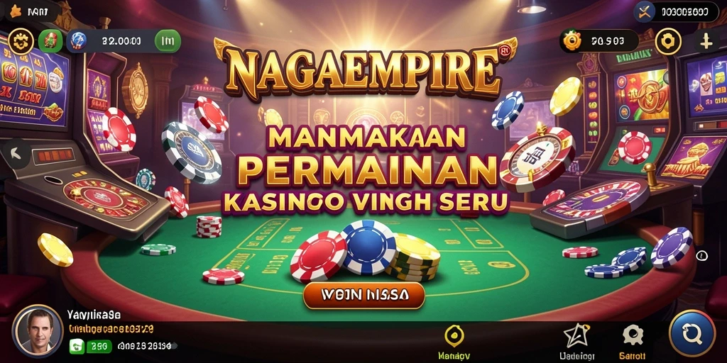 Tampilan gameplay menarik dari NAGAEMPIRE yang mendebarkan.