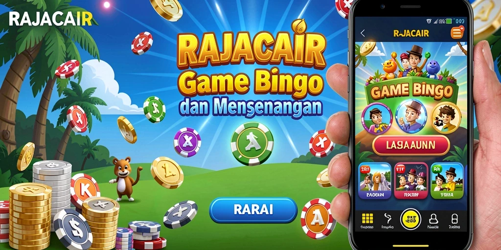 Tampilan menarik dari gameplay bingo RAJACAIR yang seru.