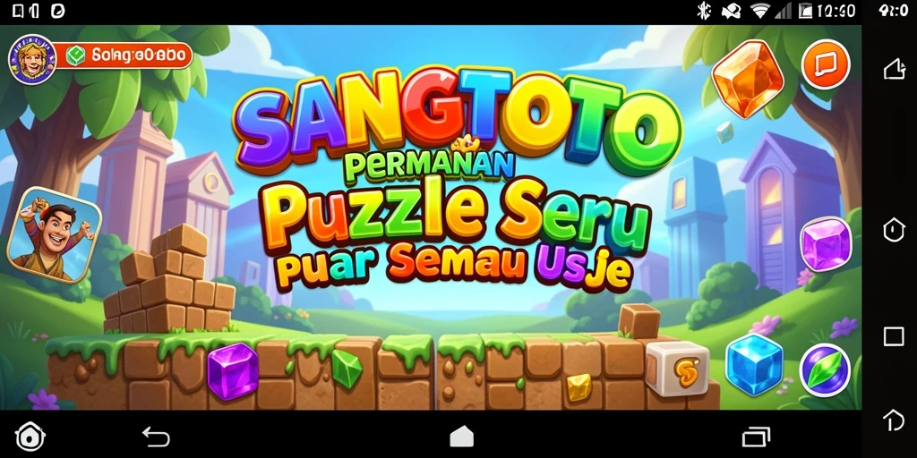 Tampilan screenshot gameplay SANGTOTO yang menampilkan tantangan puzzle.