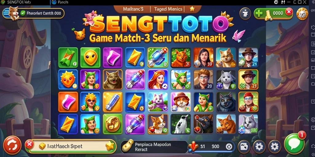 Tampilan permainan SENGTOTO yang penuh warna dan tantangan.