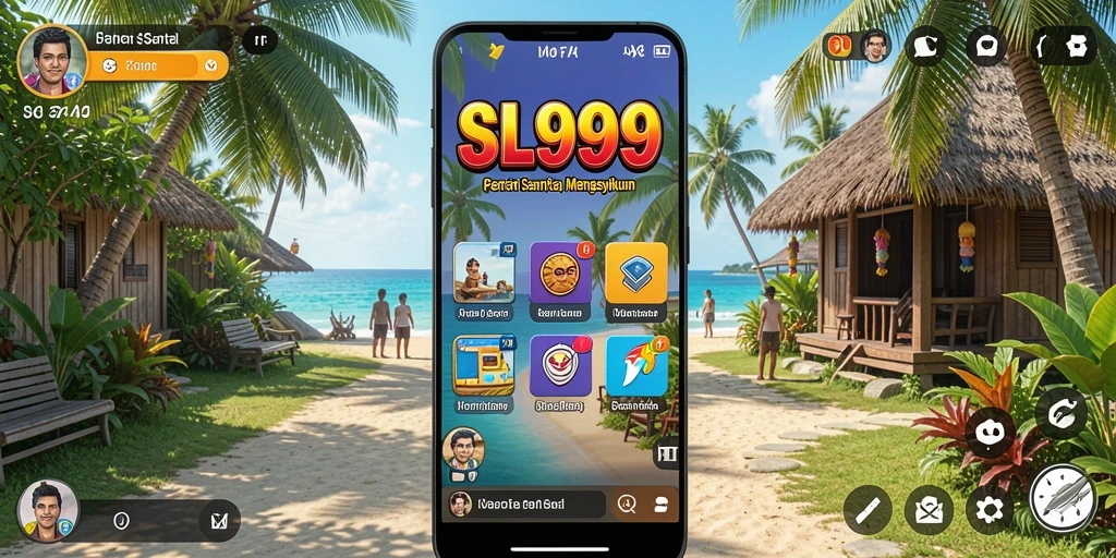 Tampilan gameplay SL999 yang penuh warna dan menarik.