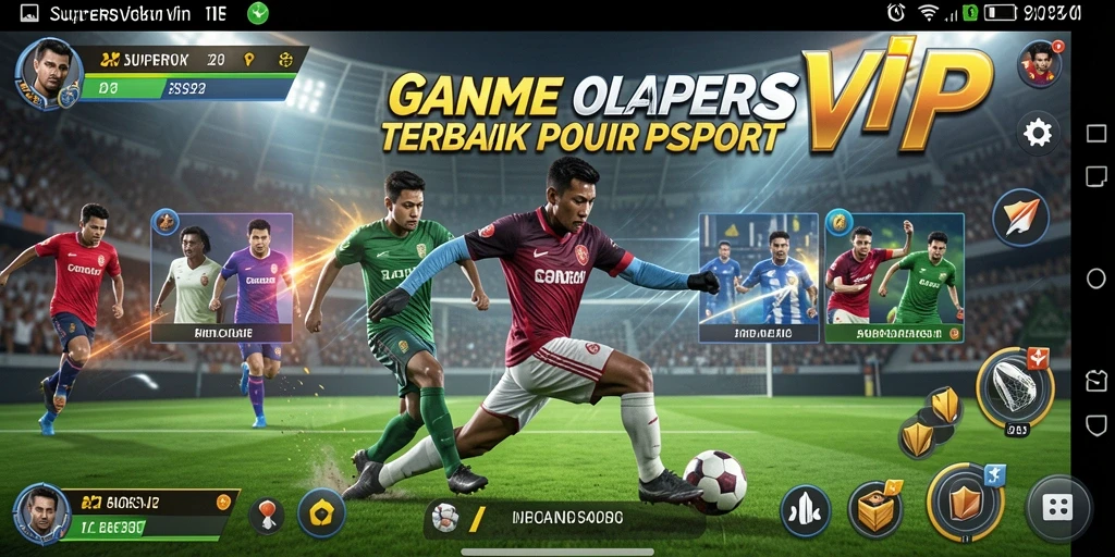 Tampilan gameplay SUPERSVIP yang menarik dan seru dalam olahraga.