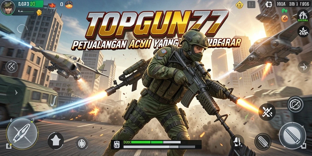 Tampilan mendebarkan aksi pesawat tempur di TOPGUN77.