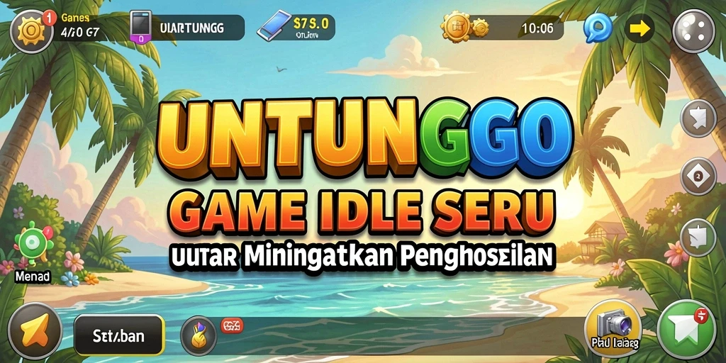 Tampilan screenshot UNTUNGGO menampilkan gameplay santai dan seru.