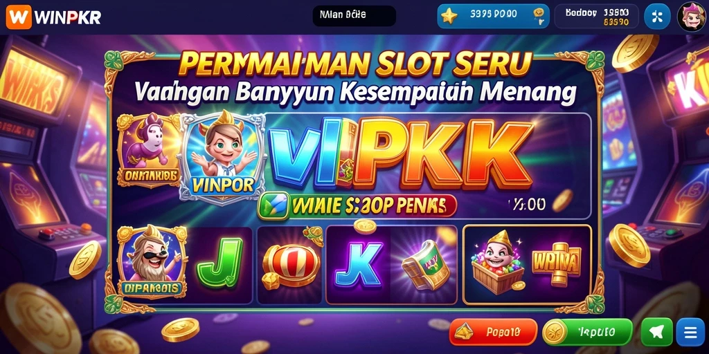 Tampilan gameplay WINPKR yang menarik dan seru.