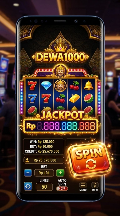 Proses unduh aplikasi di dewa1000 dengan cepat.